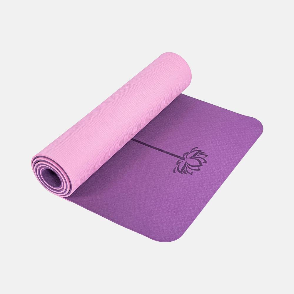 BOBO BANANA 1/4 Thick TPE Yoga Mat,72x24 Eco-friendly Non-Slip Exercise &  Fitness Mat for Men&Women with Carrying Strap, Workout Mat for