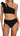 Womens Bikini One Shoulder Top with High Waisted Bottom Two Piece Swimsuits