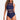 Women High Neck One Piece Swimsuits for Women Mesh Bathing Suits Open Back Swimwear - Total Brand