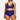 Women plus Size Two Piece Bikini Swimsuits with High Waisted Bottom Tummy Control Bathing Suits - Total Brand