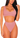 Women's High Waisted Cheeky Bikini Set: Crop Top Two Piece Swimsuits