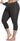 Women'S Capri Leggings plus Size Stretch and Comfy High Waisted Three-Quarter Leggings Plus