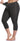 Women'S Capri Leggings plus Size Stretch and Comfy High Waisted Three-Quarter Leggings Plus