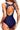 Women High Neck One Piece Swimsuits for Women Mesh Bathing Suits Open Back Swimwear