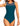 Women High Neck One Piece Swimsuits for Women Mesh Bathing Suits Open Back Swimwear