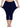 Women'S Capri Leggings plus Size Stretch and Comfy High Waisted Three-Quarter Leggings Plus