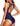 Women High Neck One Piece Swimsuits for Women Mesh Bathing Suits Open Back Swimwear