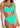 Womens Bikini One Shoulder Top with High Waisted Bottom Two Piece Swimsuits